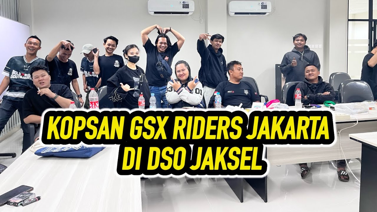 KOPSAN GSX RIDERS JAKARTA DI DSO JAKSEL