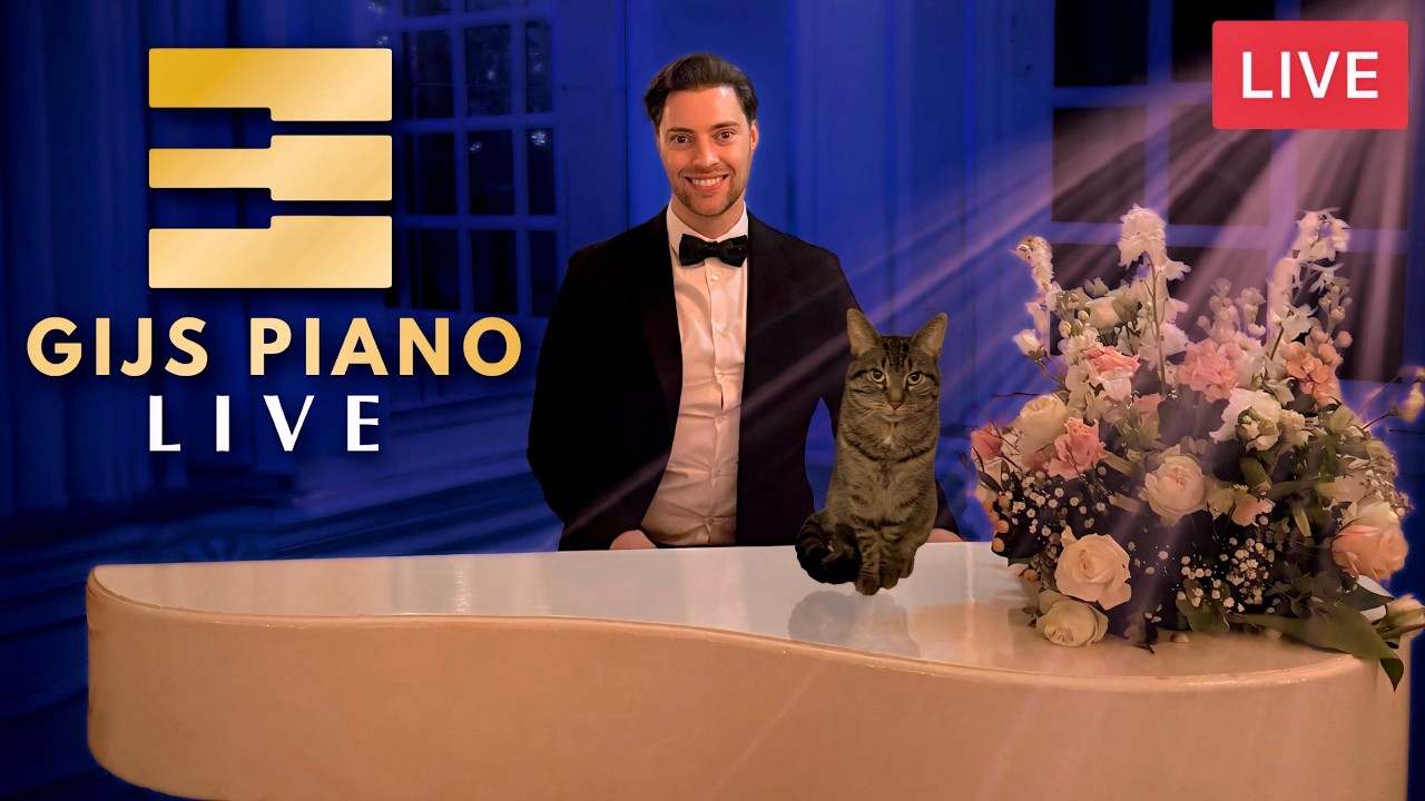 🔴LIVE: Piano Request Show Gijs Piano LIVE - Celebrating Stroopie's 5th Gotcha Day!