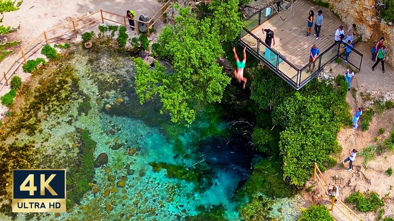 Blue Eye Spring Albania 4K Walking Tour 2024