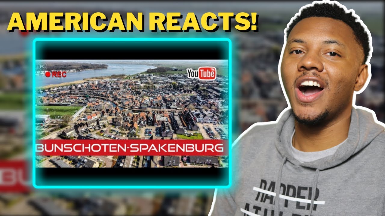 AMERICAN Reacts To Drone beelden van: Bunschoten-Spakenburg | Netherlands | Dar The Traveler