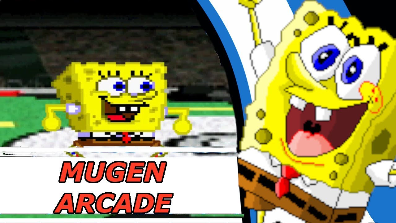 Mugen Arcade Mode with Spongebob DELUXE