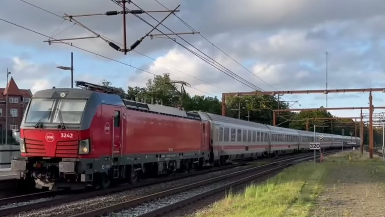 Tog til København, Hamborg, Esbjerg, Sønderborg, Aarhus og Aalborg.