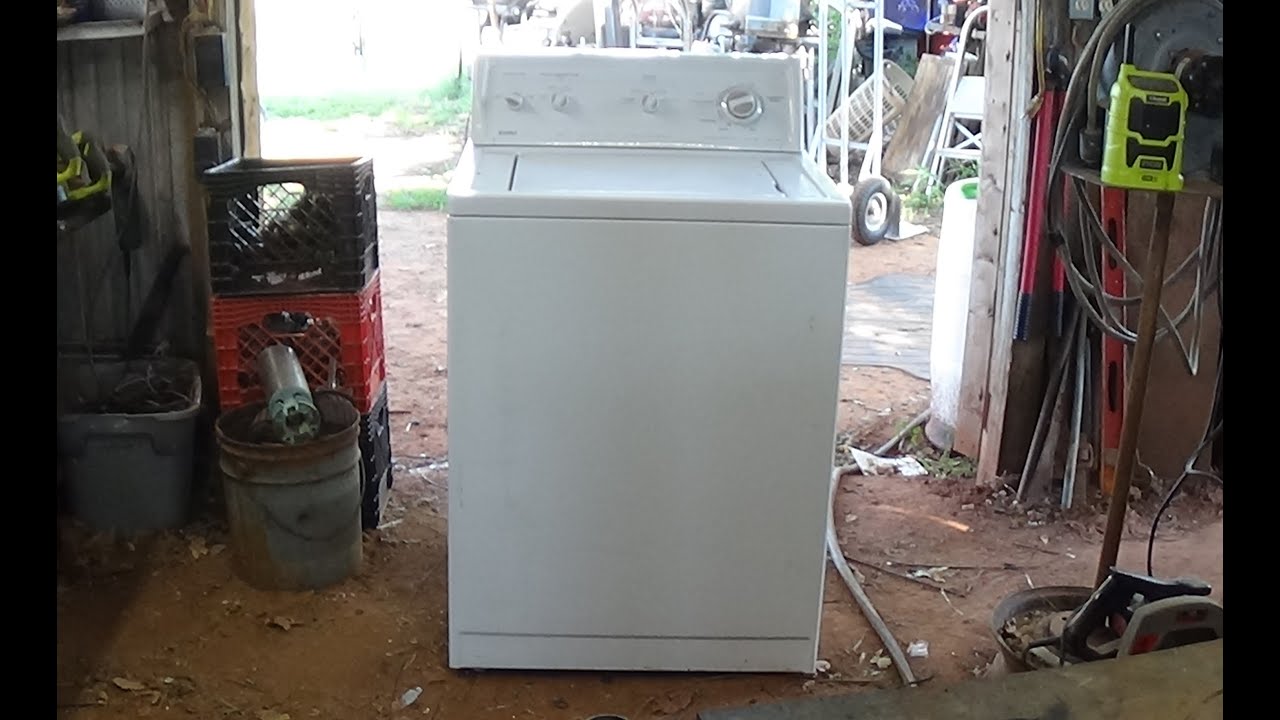 Scrapping out a Washing Machine for Copper and Aluminum