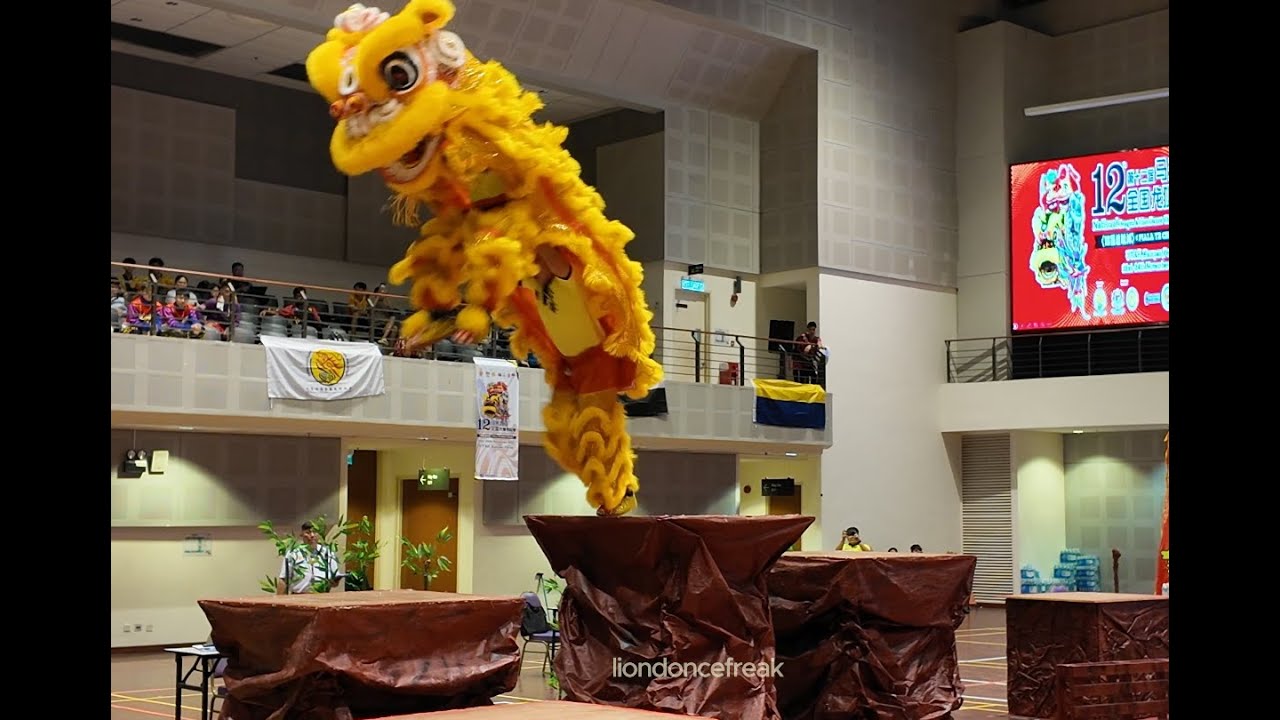大山腳魚池區忠華龍獅團 Bukit Mertajam Jong Hwa -  傳統南獅 Traditional Lion  - 12th National Championship