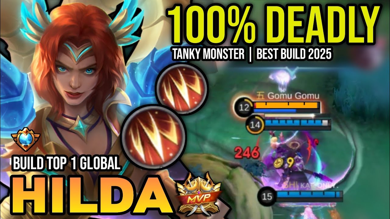 HILDA BEST BUILD 2025 | BUILD TOP 1 GLOBAL HILDA GAMEPLAY | MOBILE LEGENDS✓