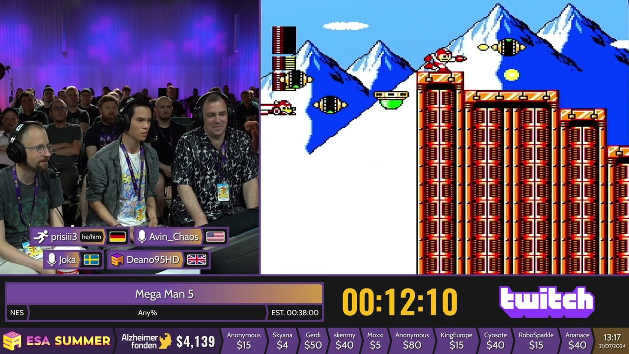 Mega Man 5 [Any%] by prisiii3 - #ESASummer24