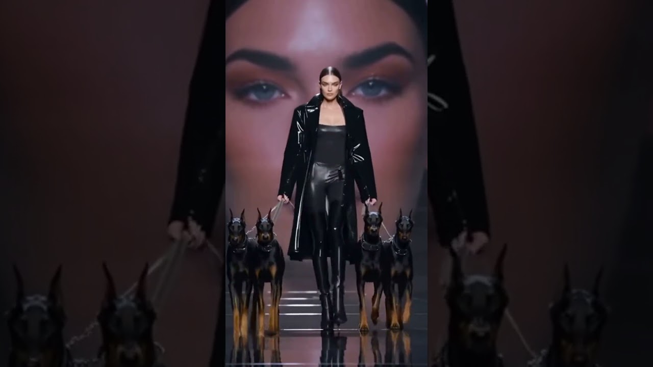 Midnight Command &ndash; New York Runway #LatexCouture #cinematicstyle  #ModernAuthority