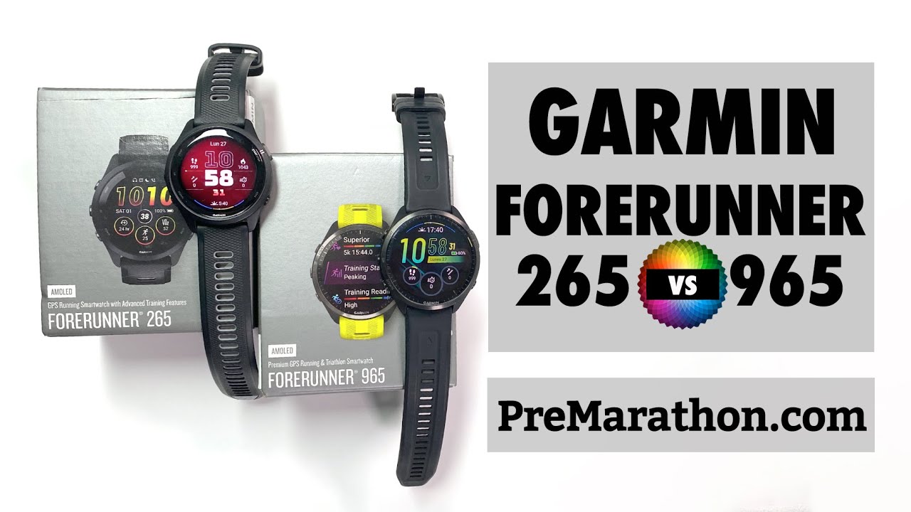 Garmin Forerunner 265 vs Forerunner 965 [Comparativa]