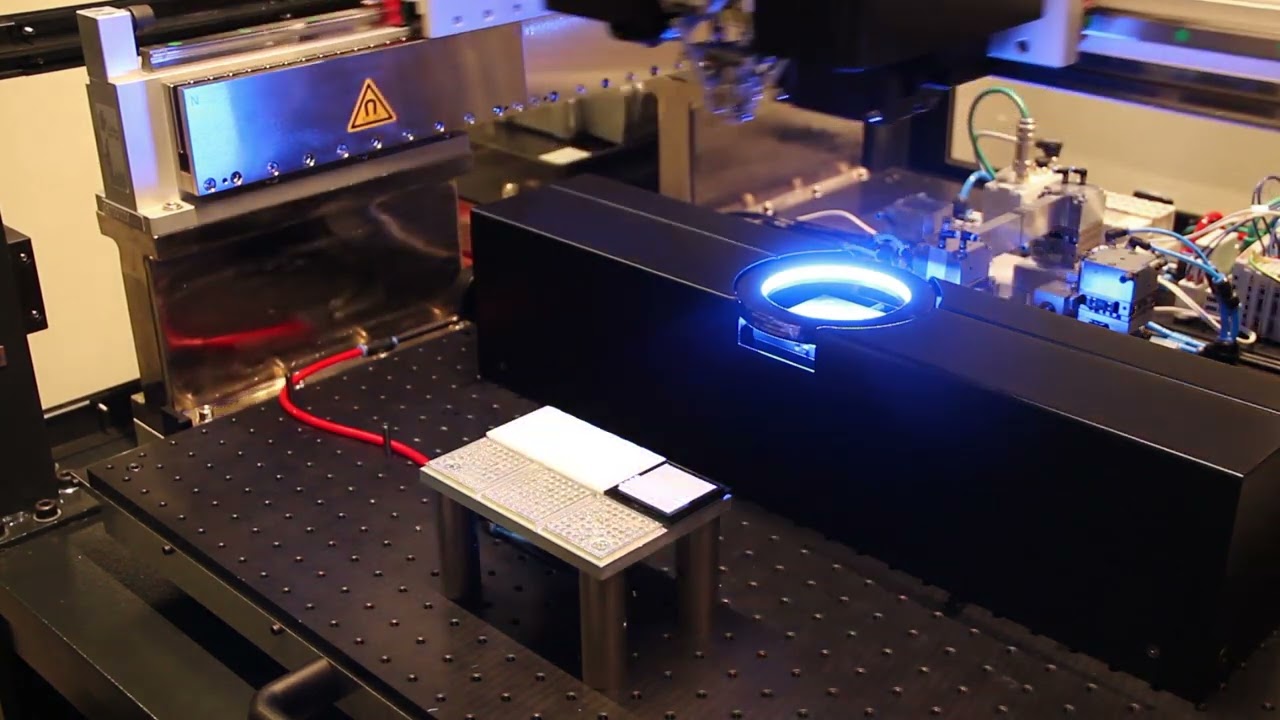 INGENERIC - Automated Assembly of our Fast-Axis Collimation (FAC) lens onto Bottom Tab