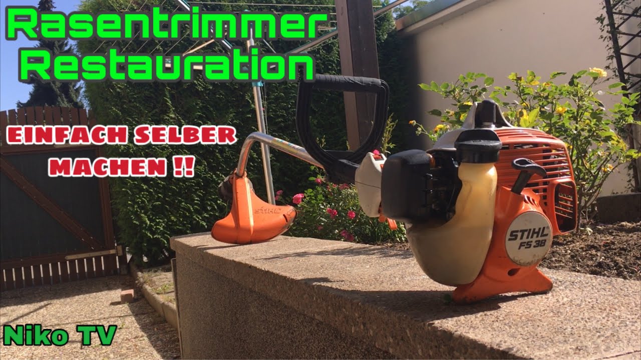 So sparst du dir eine Menge an Geld! - Rasentrimmer Restauration einfach selber machen!! | Niko TV