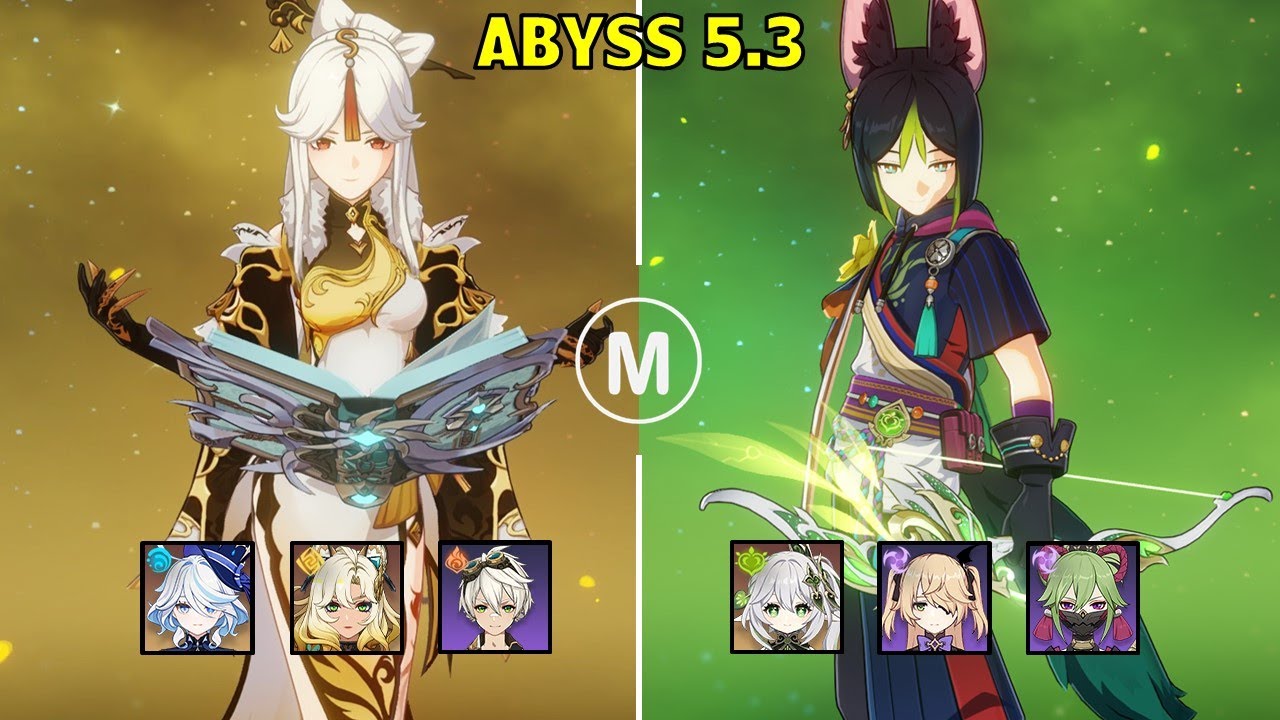 C6 Ningguang Hyper Carry & C2 Tighnari Quicken - 5.3 Abyss - Floor 12 9 stars - Genshin Impact
