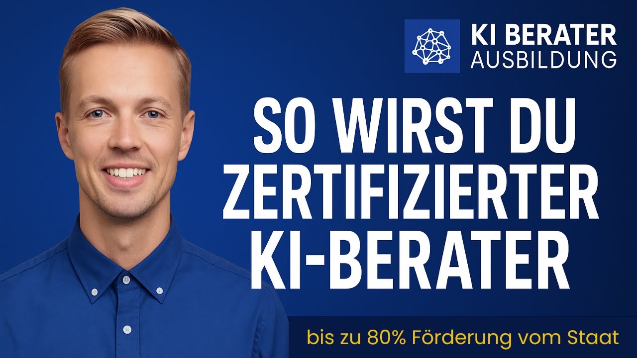 Starte jetzt deine KI Berater Ausbildung   So wirst du zertifizierter KI Berater &ndash; Der Zukunftsberuf