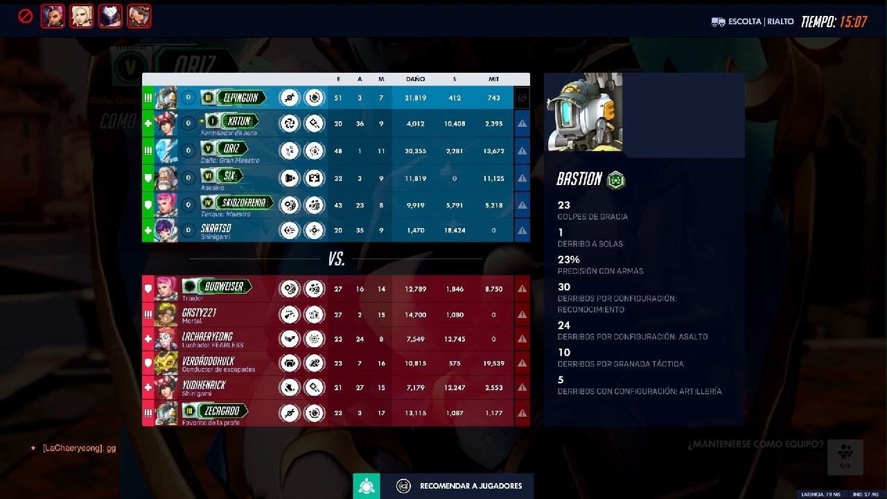 51 - 7 | Competi #370 Overwatch