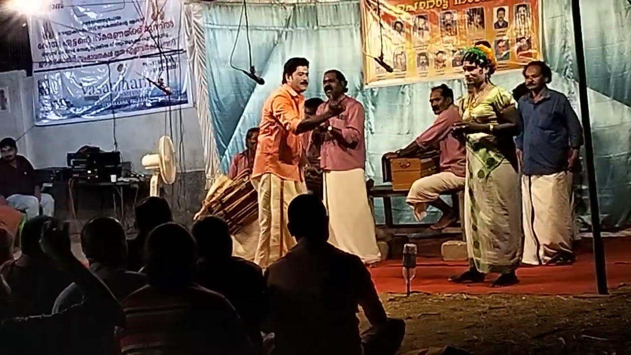 വെണ്ണക്കര കണ്ഠിമുത്തൻ കളരി ഏഴാം പൂജാ മഹോത്സവത്തിന്റെ ഭാഗമായി നടന്ന പൊറാട്ടു നാടകം