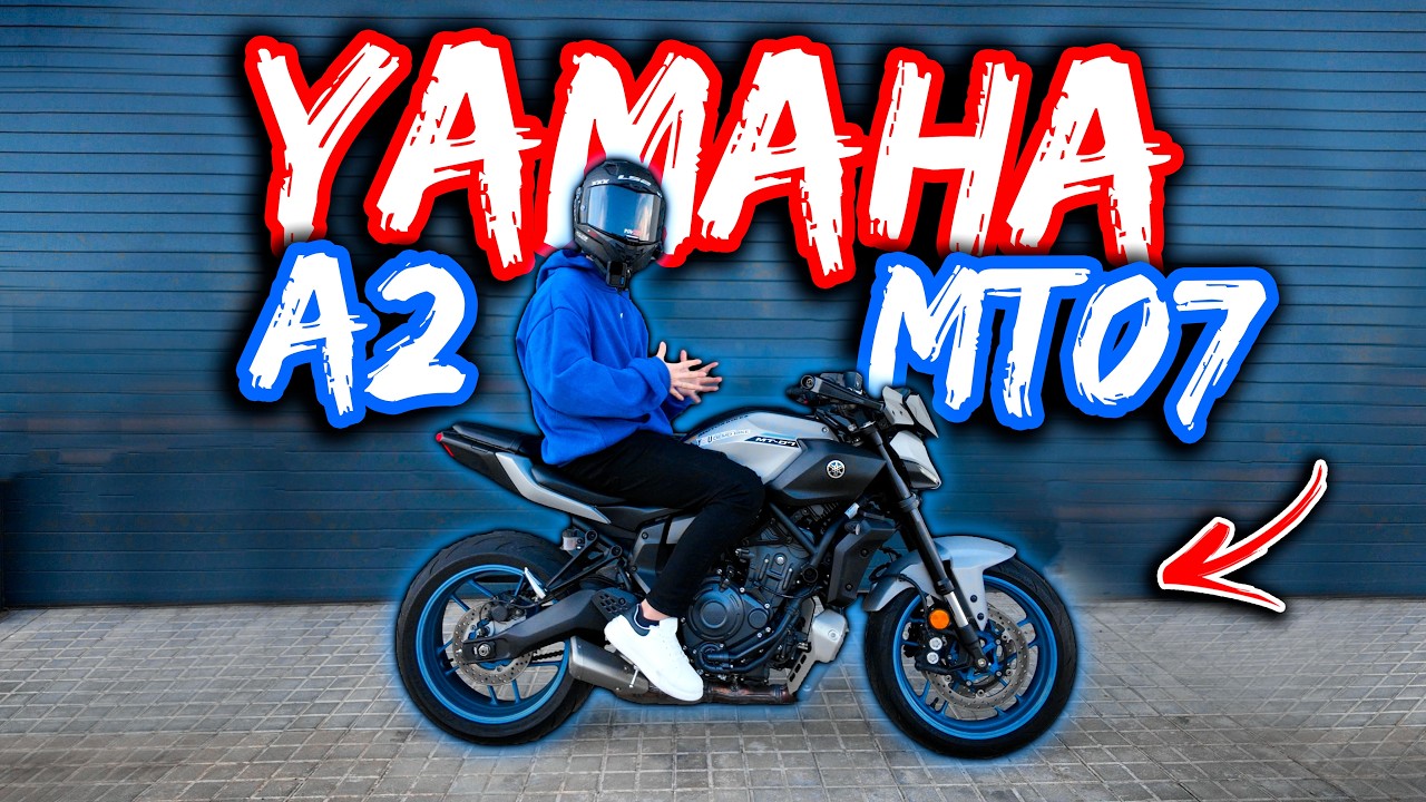 PRUEBO la YAMAHA MT07 2025 por PRIMERA VEZ!