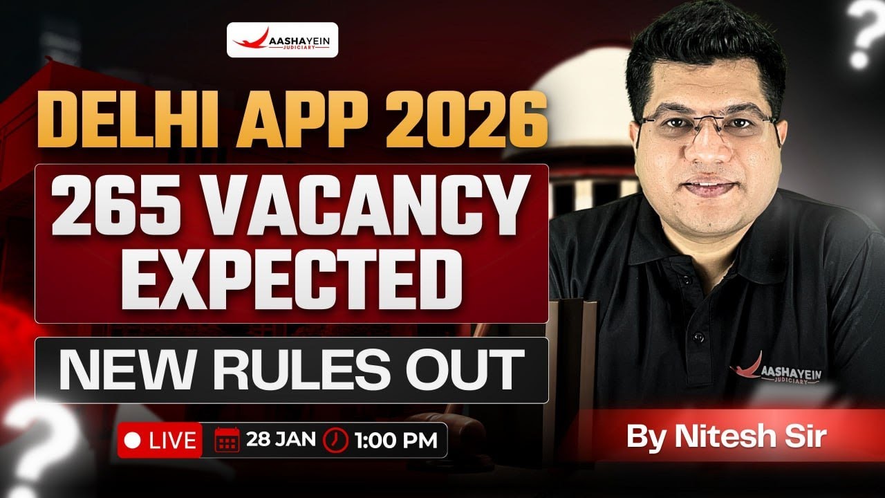 Delhi APP 2026 Vacancy Update 🔥| 265 Vacancies Expected | New Rules Explained By Nitesh Sir