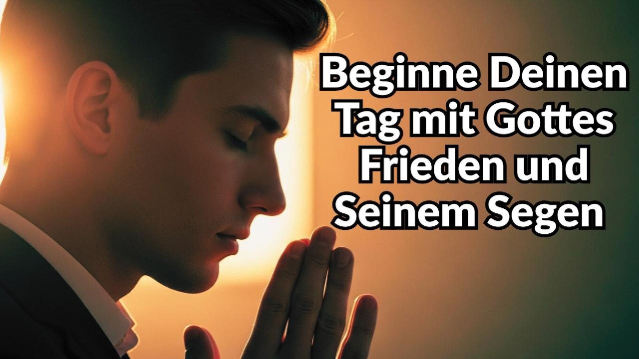 🌄 Morgengebet – Beginne Deinen Tag mit Gottes Frieden und Seinem Segen 🙏✨