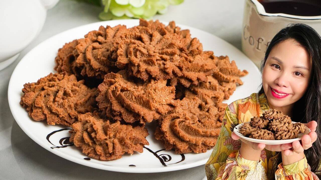 Melt-in-your-mouth Chocolate Butter Cookies