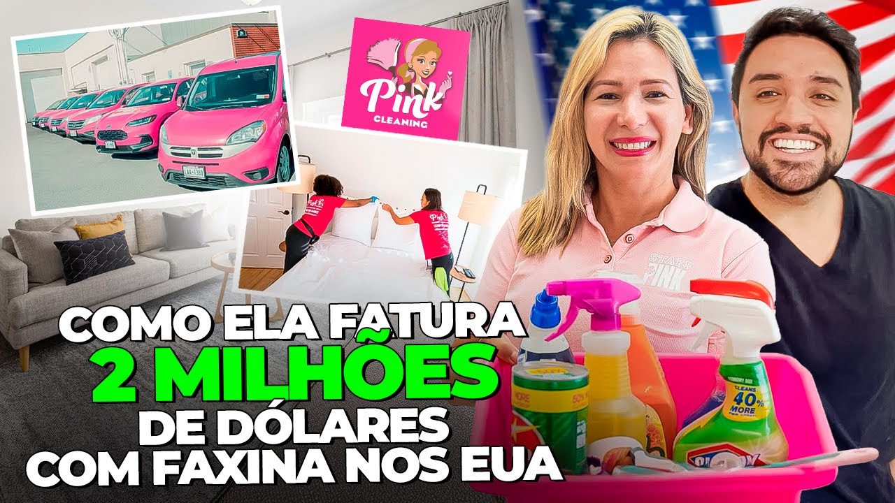 FATURA 2.5MILHOES DE DOLARES NO ANO LIMPANDO CASA NOS ESTADOS UNIDOS! INCAREDITAVEL - PINK CLEANING