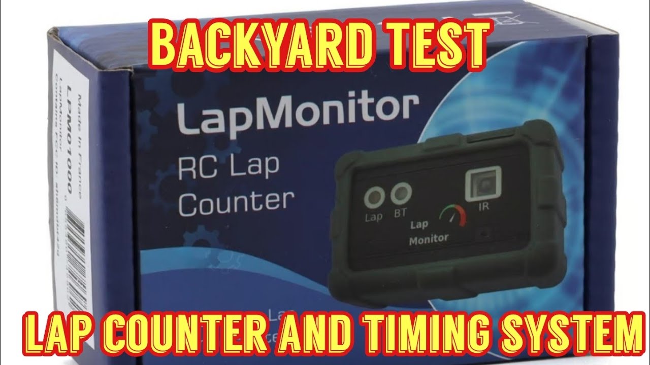 Testing lapmonitor for RC racing