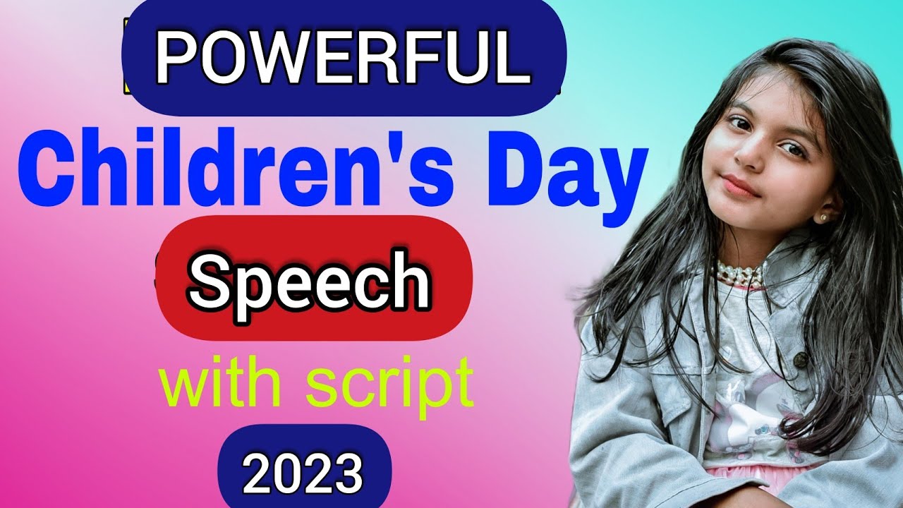 Childrens Day speech in English | Speech on Childrens Day| November 14 Speech