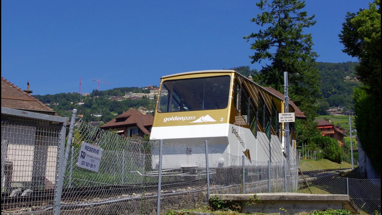 Le funiculaire Vevey - Mont Pèlerin