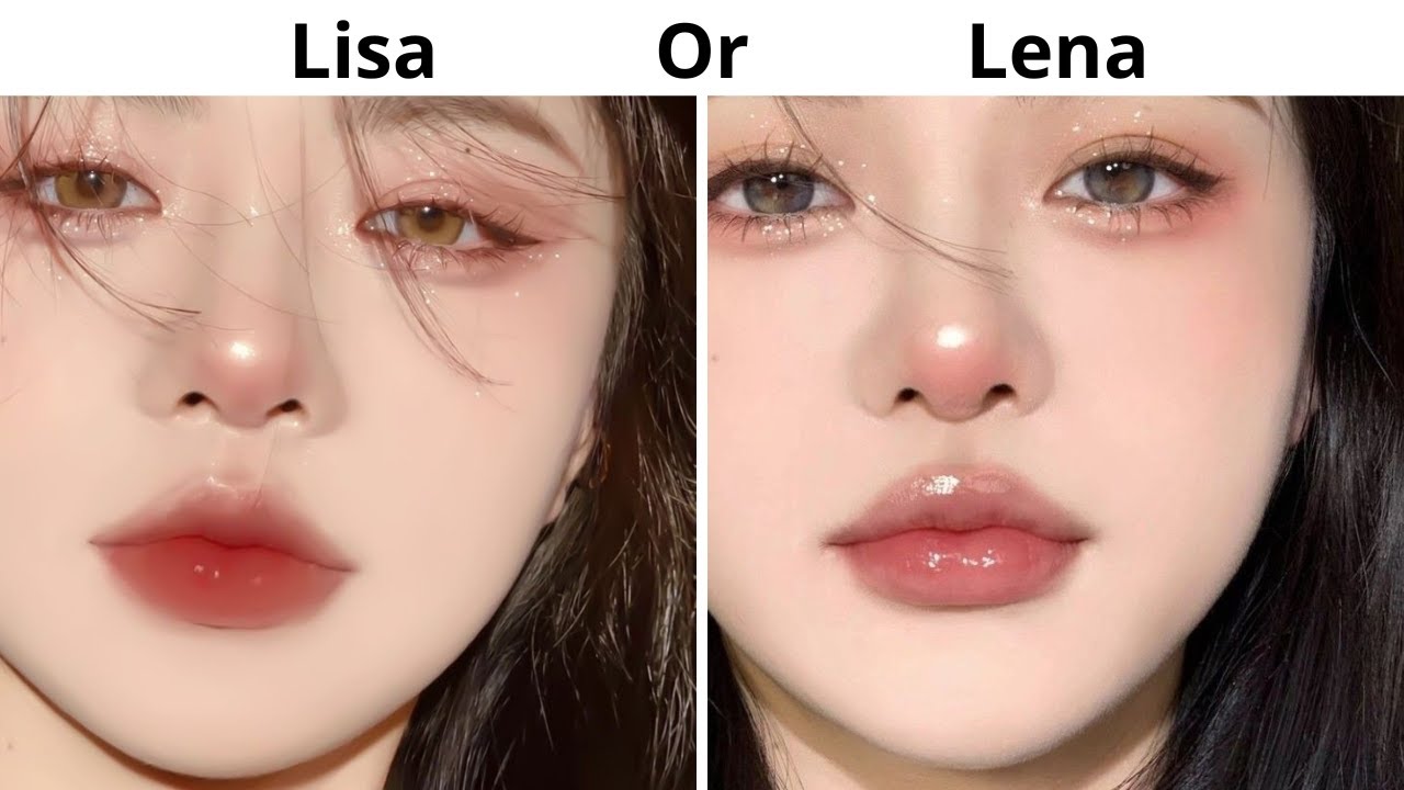 LISA or LENA Makeup Edition💄✨|| Makeup looks, beauty products❤️‍🔥