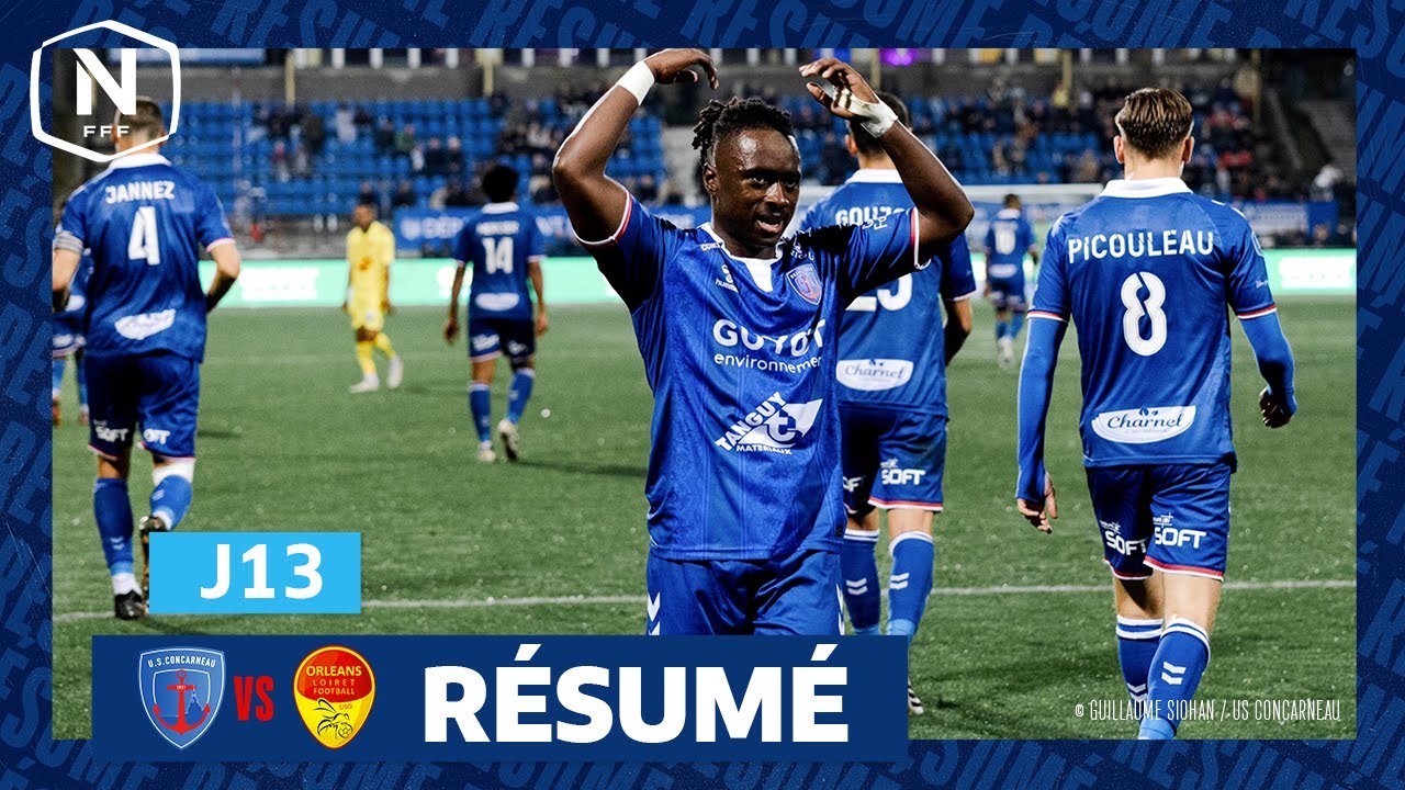J13 I US Concarneau - US Orl&eacute;ans LF (3-0) I National FFF 2025-2026
