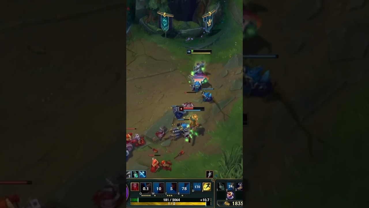 Unbelievable Vladimir Outplay Against Ezreal! 1v2 The Dodge King #leagueoflegends #chinese