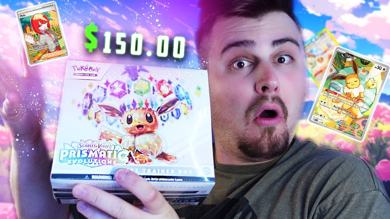 I Spent $150 On Prismatic Evolutions ETB!  (Worth It)???