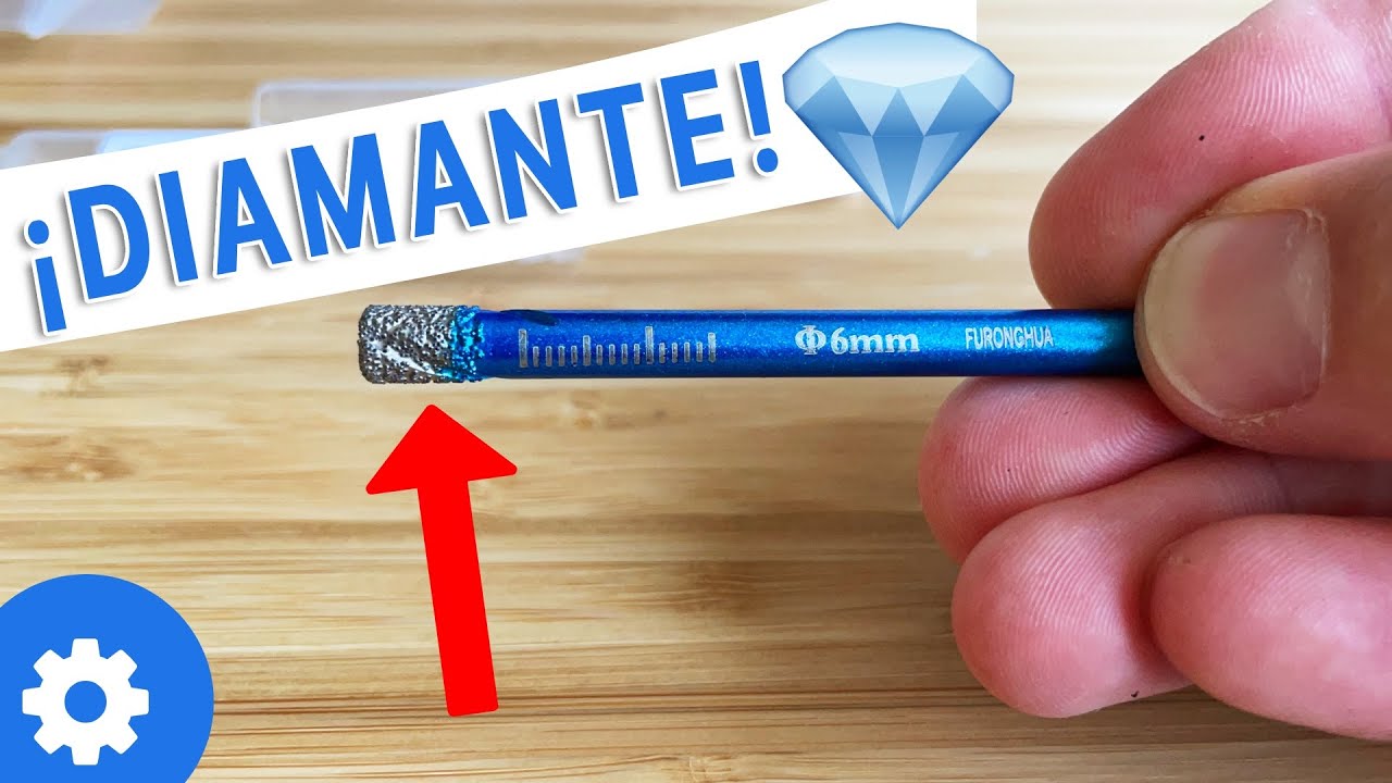 Broca de DIAMANTE 6 mm 💎 para Taladrar Azulejo Porcelanico Como MANTEQUILLA