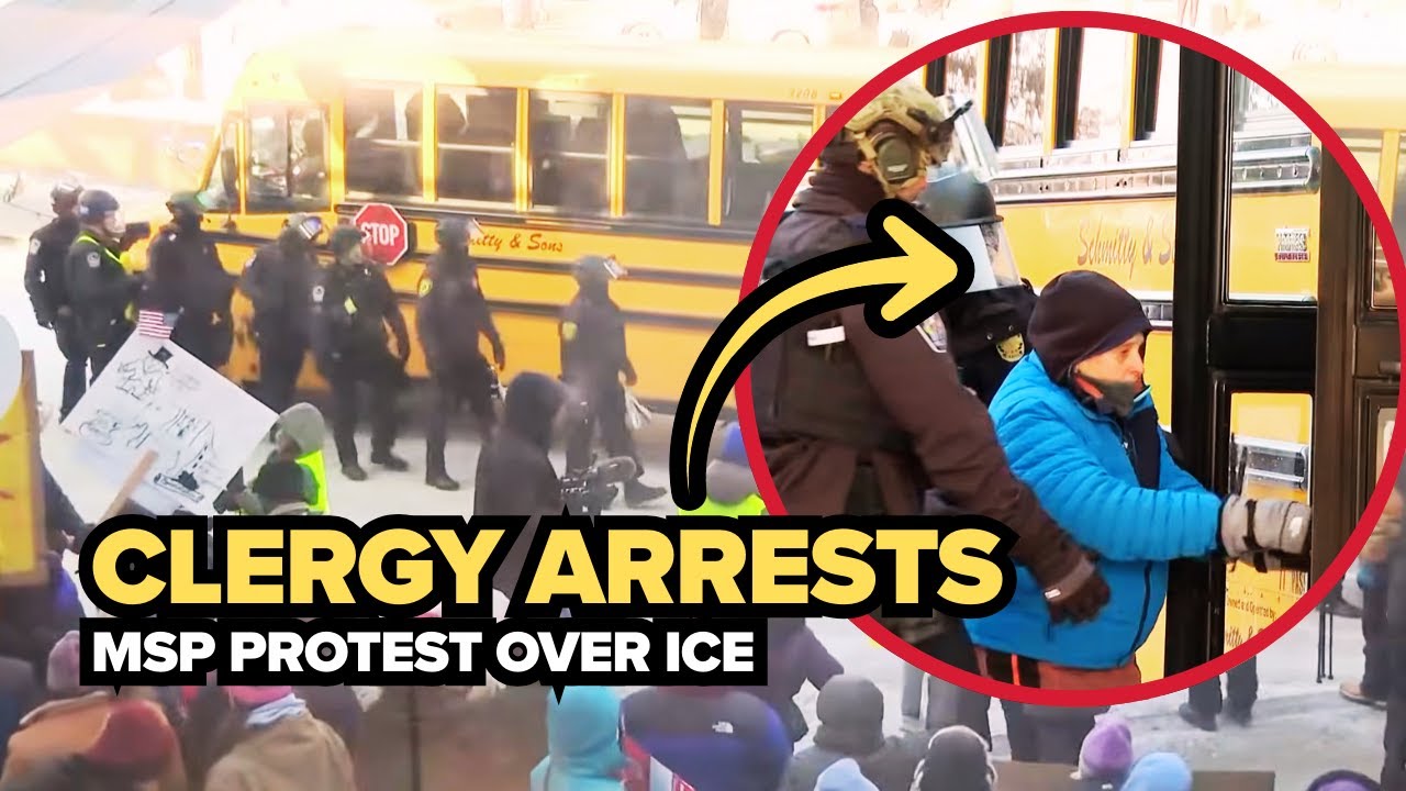 Around 100 clergy members arrested in MSP protest