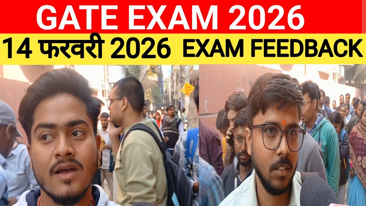 GATE exam review 2026#gate exam analysis 2026#gate review 14 feb 2026