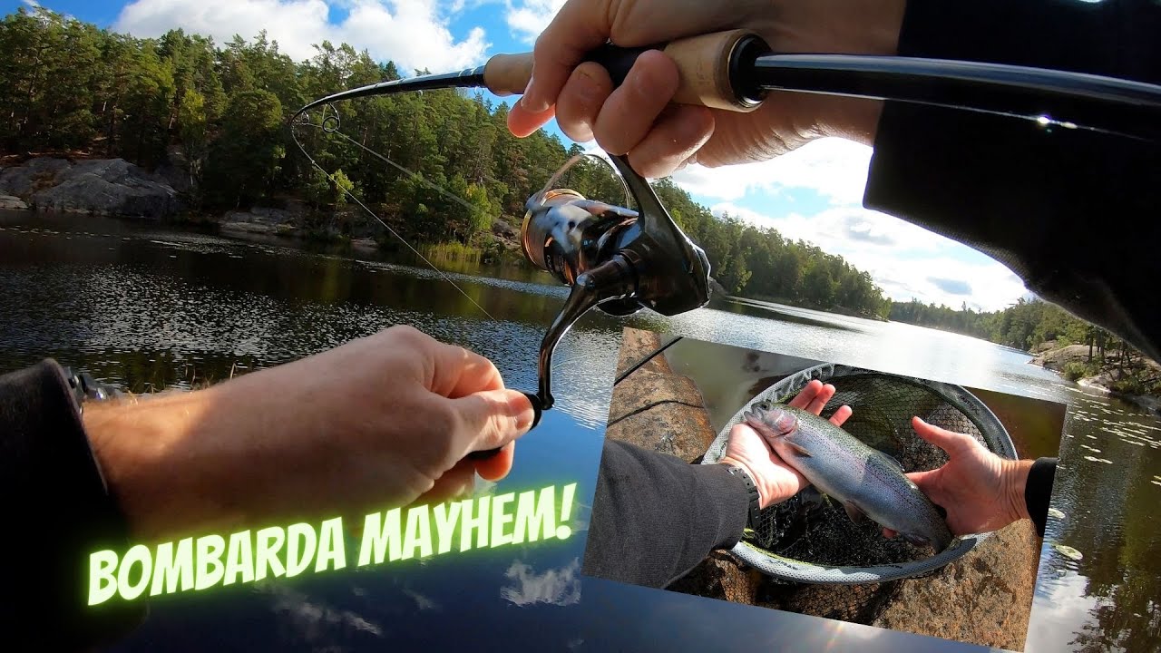 Autumn fishing for rainbow trout! Subtitles