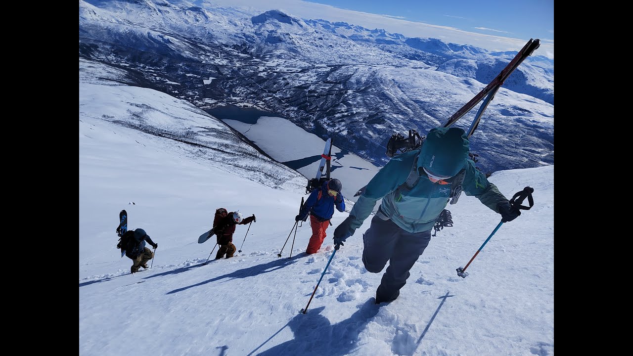 Norway Splitboarding, skitouring around Narvik