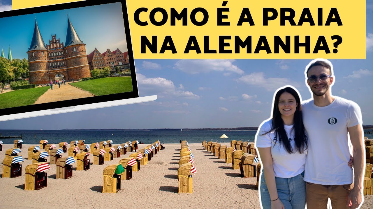UM DIA EM LÜBECK E 1ª VEZ EM UMA PRAIA NA ALEMANHA