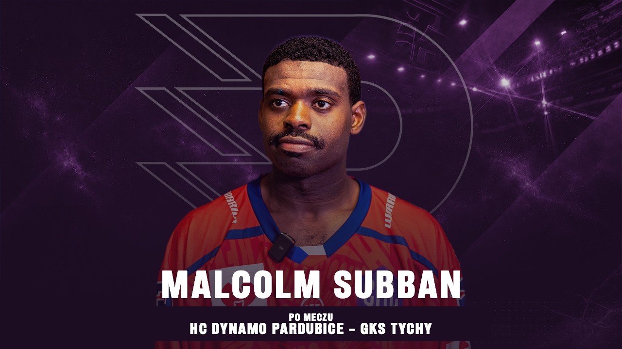 Malcolm Subban po meczu HC Dynamo Pardubice - GKS Tychy