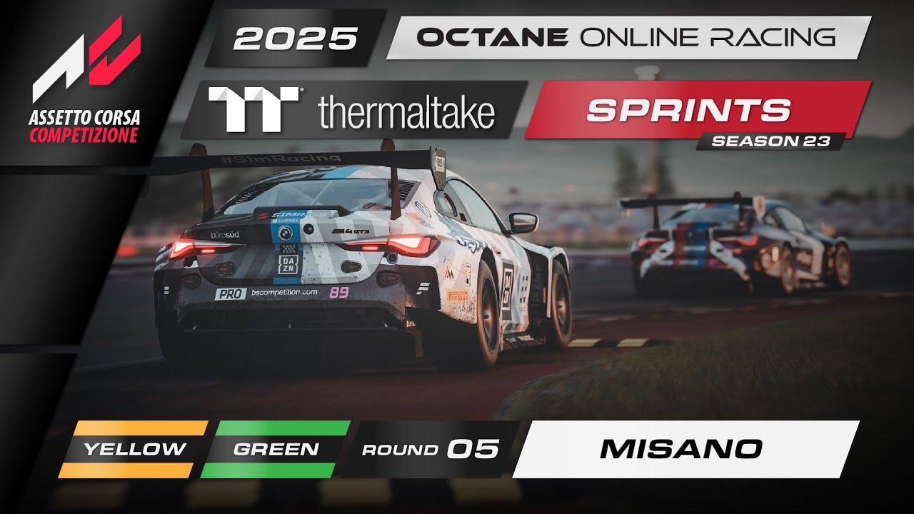 ACC Thermaltake Sprint Series (S23) | Asia/Pacific | Wed (Split Yellow & Green) R5 MISANO
