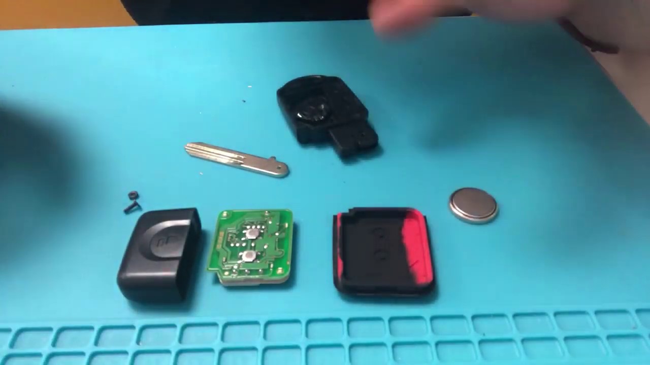 Замена корпуса ключа Nissan intelligent key