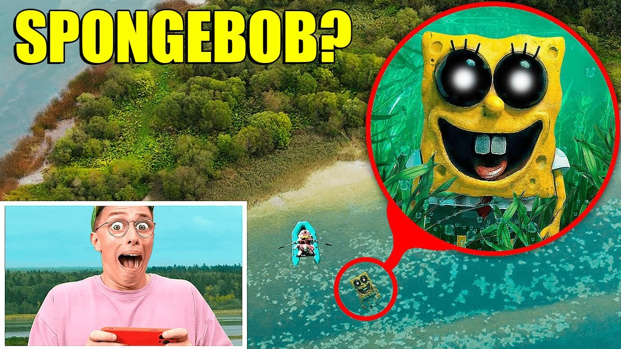 ЭТО НЕ ШУТКА?!💦 МОЙ подводный ДРОН СНЯЛ ДЕМОНА ГУБКА БОБ.EXE на ОЗЕРЕ **он плавает**