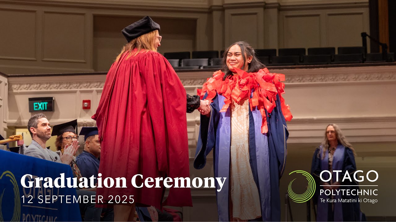 Otago Polytechnic | Graduation Ceremony | 12 September 2025