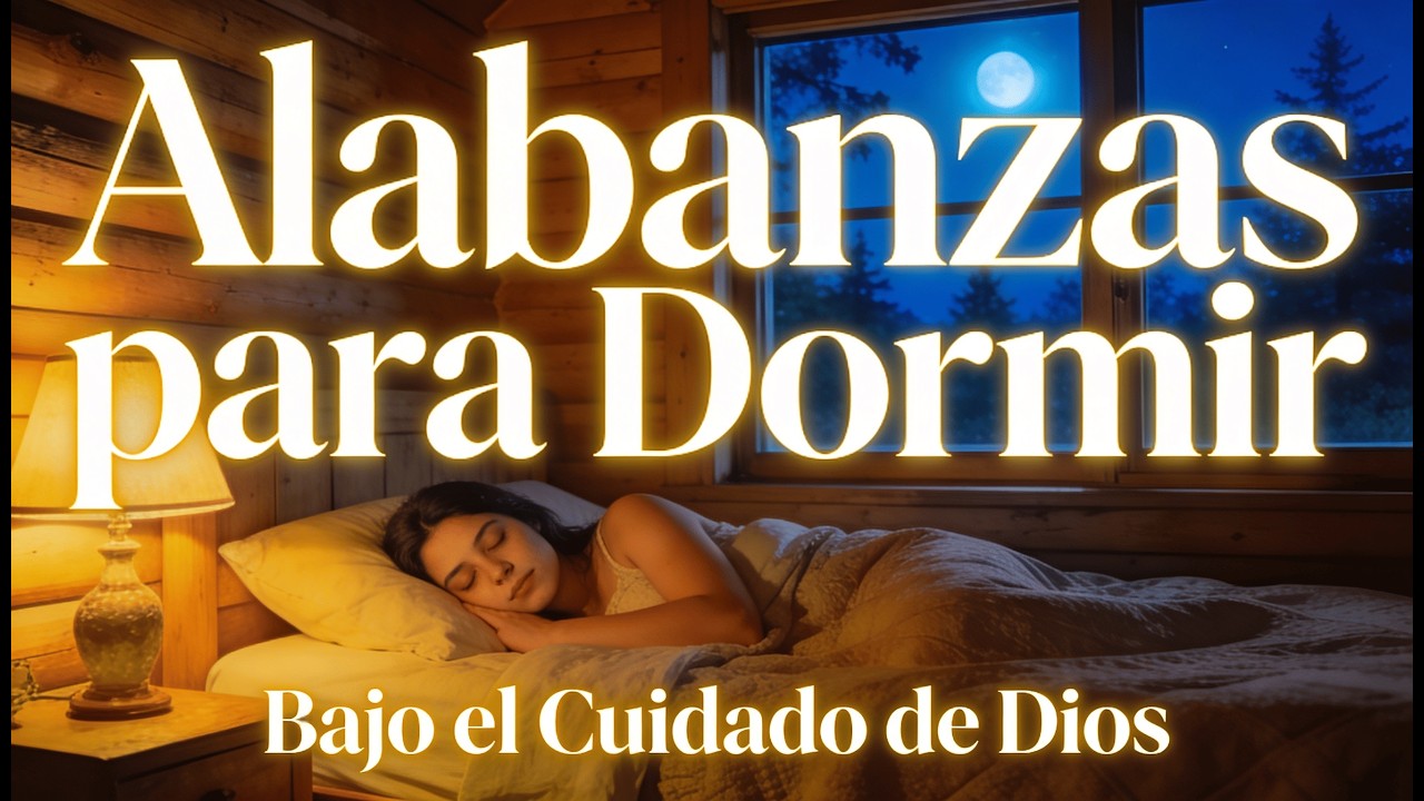 🌙🙏 Alabanzas para Dormir Bajo el Cuidado de Dios ✨🕯️Música Cristiana Suave para Descansar en Paz
