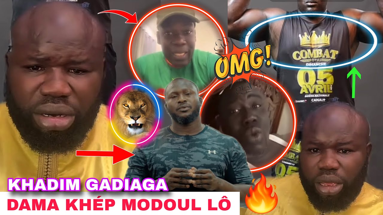 Débat très tendu entre Fadam Bour Geuweul et Khadim Gadiaga après les photos shooting de Sa Thiès😱￼