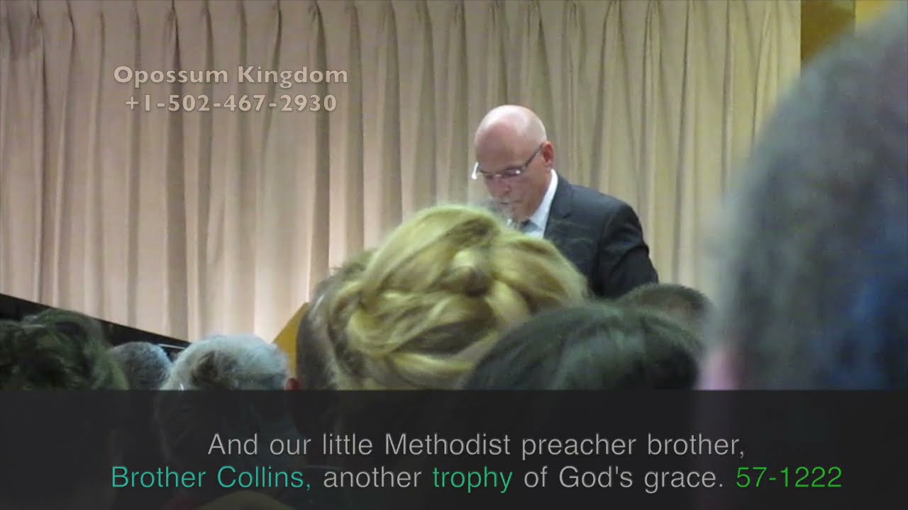 Joseph Branham Rend Hommage À Frère Collins Après Son Départ Du Branham Tabernacle/ 6 Septembre 2015