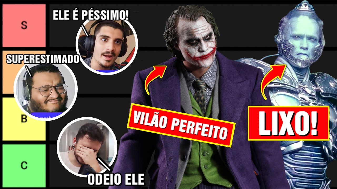 RANKEANDO TODOS OS VILÕES DO BATMAN NO CINEMA