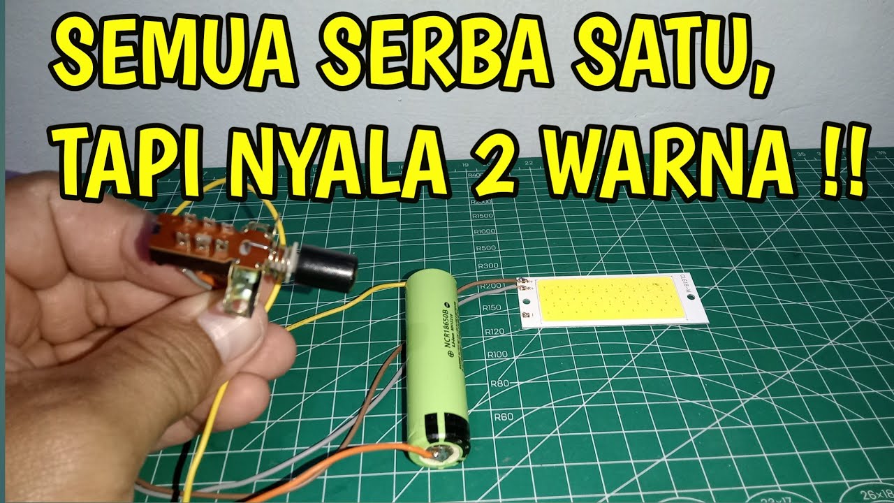 CUMA SATU LAMPU, TAPI 2 WARNA !!