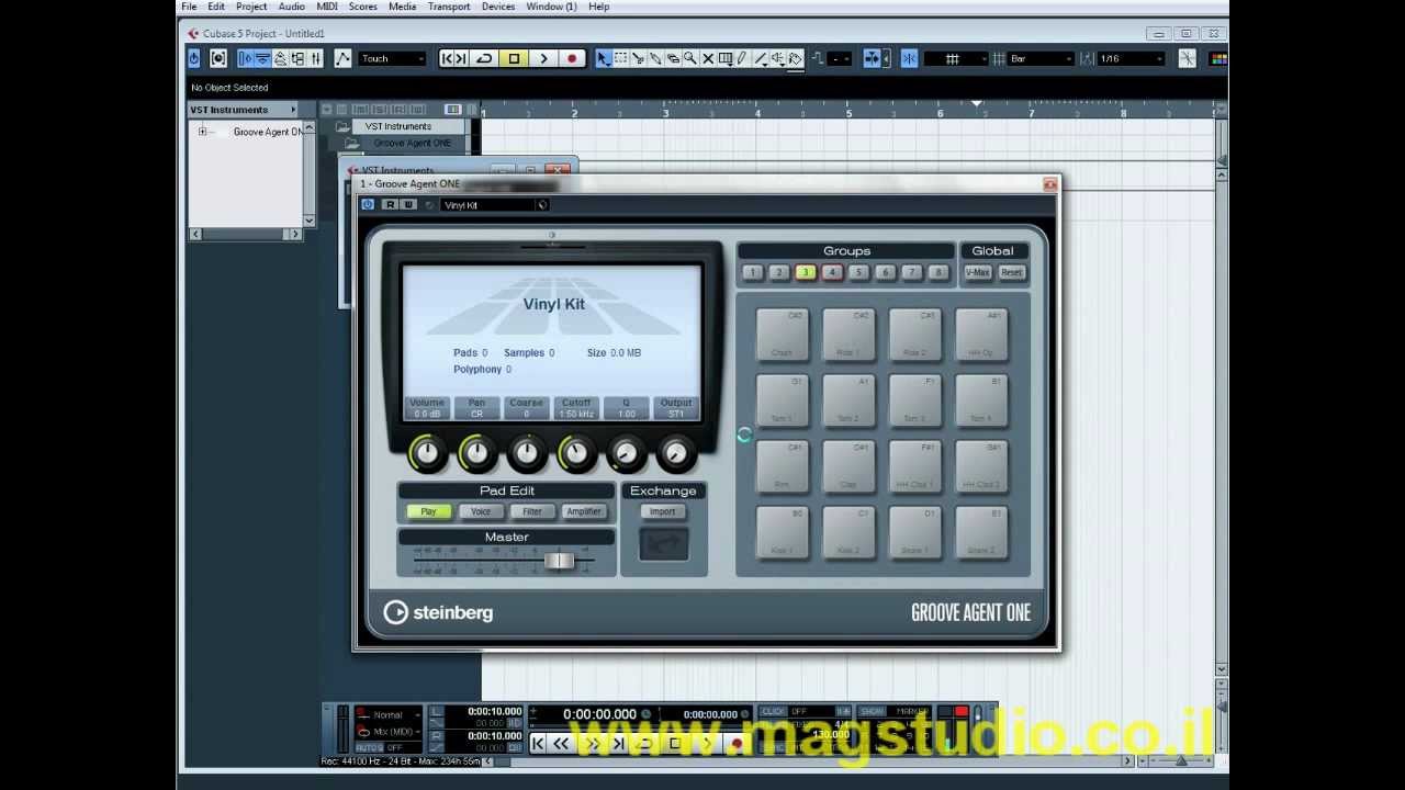 מדריך קיובייס למתחילים- יצירת מקצבי תופים GROOVEAGENT