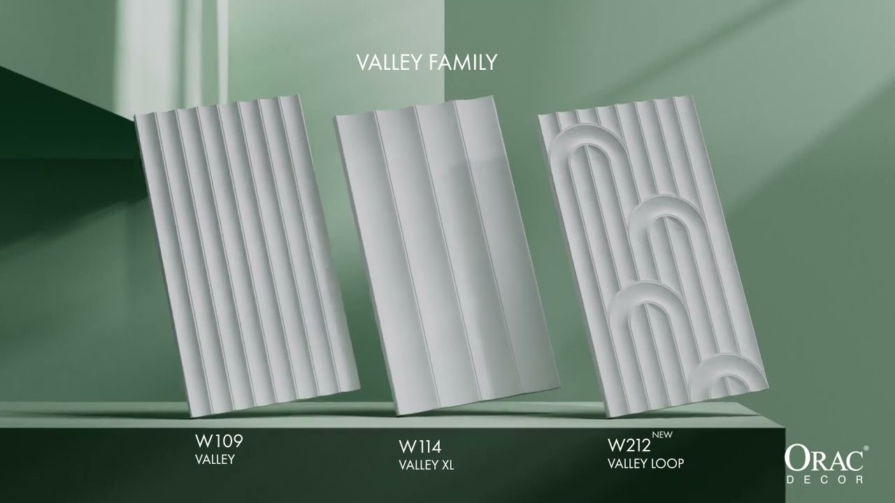 Orac Decor - panel ścienny 3D model W212 VALLEY LOOP