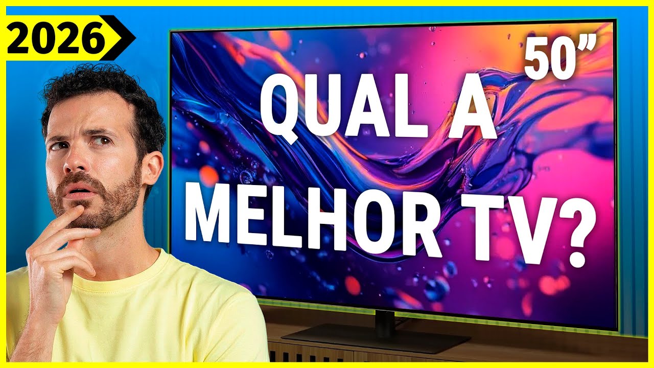 As 5 Melhores Tv 50 polegadas / Smart Tv 50 polegadas Em 2026!