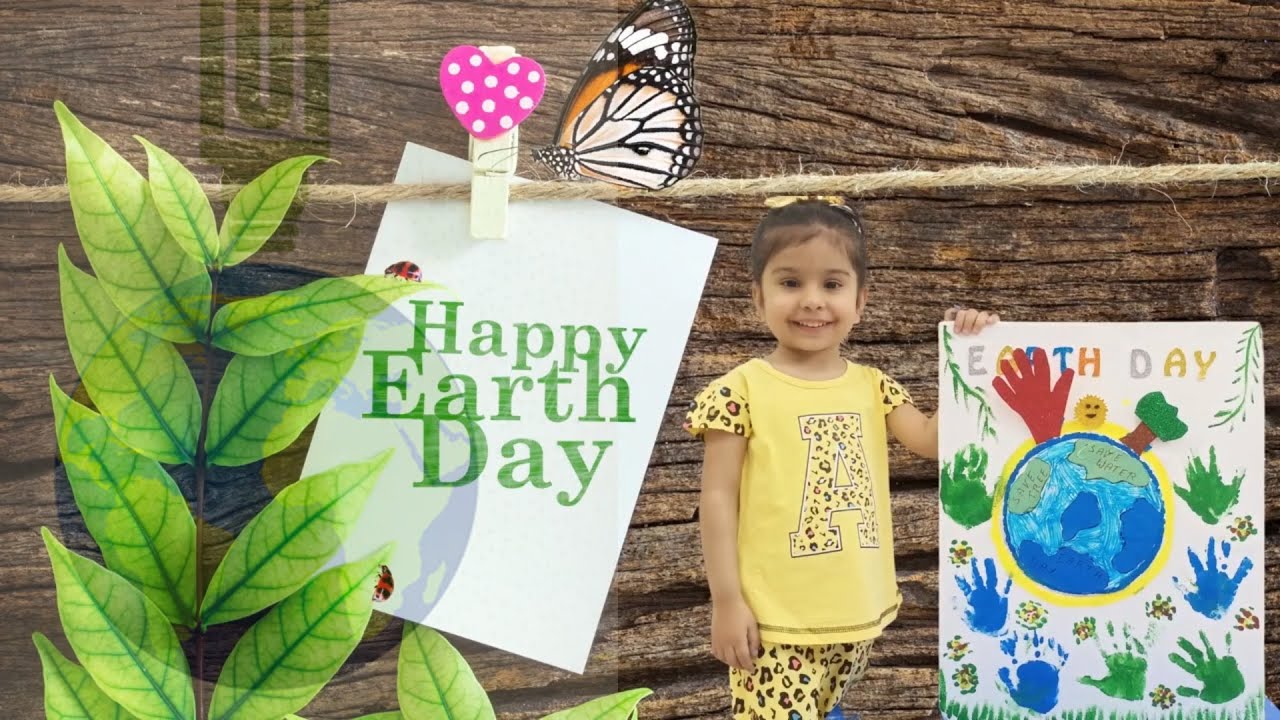 Earth Day Activity Idea Video | Kids Nursery Class | Preschool Crafts for First Grade | BhuviAndPavi